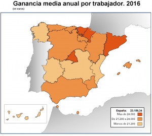 Salarios comunidades autónomas